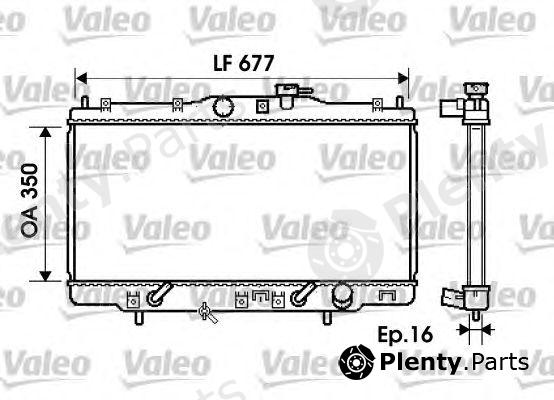  VALEO part 734717 Radiator, engine cooling