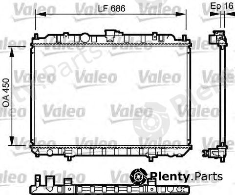  VALEO part 735063 Radiator, engine cooling