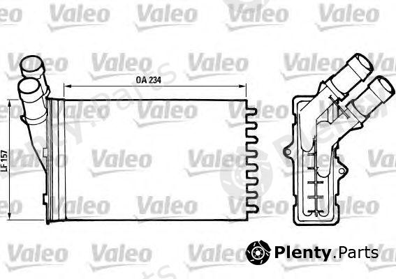  VALEO part 812005 Heat Exchanger, interior heating