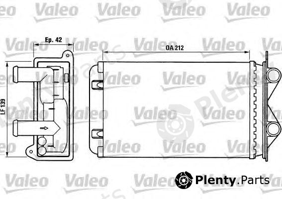  VALEO part 812013 Heat Exchanger, interior heating