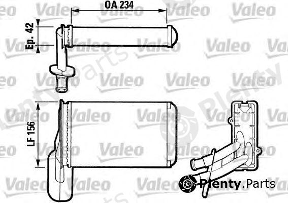  VALEO part 812031 Heat Exchanger, interior heating