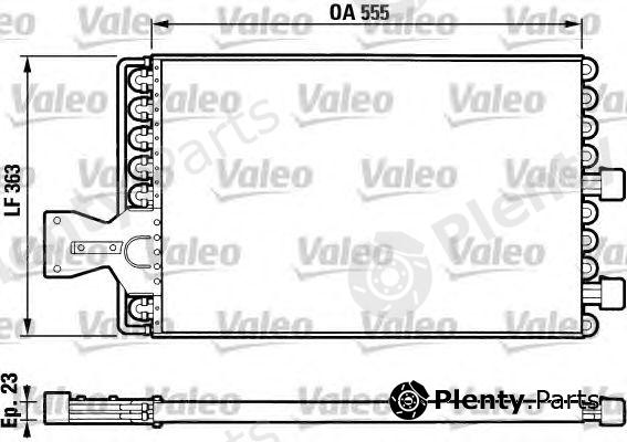  VALEO part 816803 Condenser, air conditioning