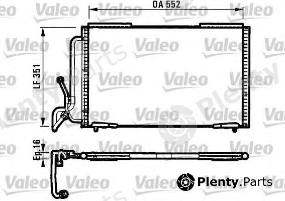 VALEO part 817060 Condenser, air conditioning