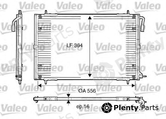  VALEO part 817283 Condenser, air conditioning