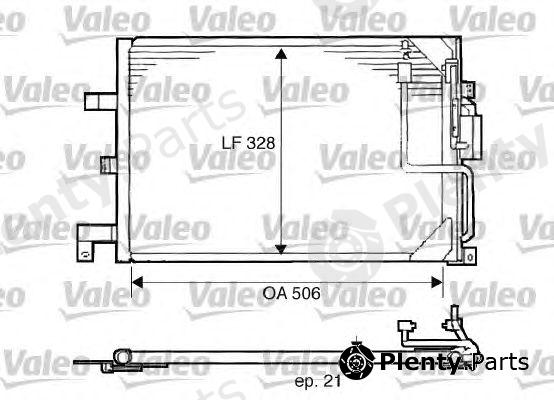  VALEO part 817507 Condenser, air conditioning