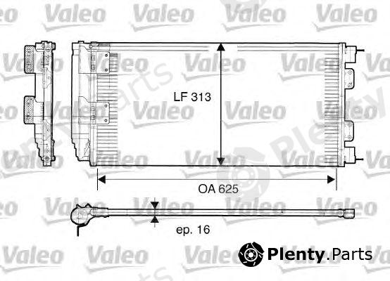 VALEO part 817549 Condenser, air conditioning