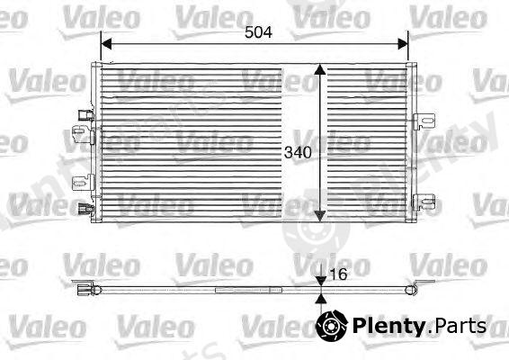  VALEO part 817687 Condenser, air conditioning