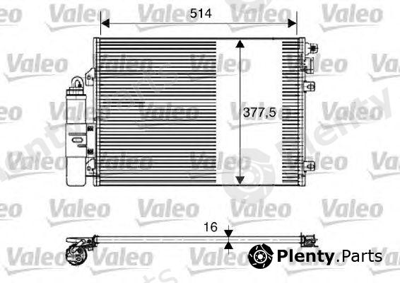  VALEO part 817827 Condenser, air conditioning