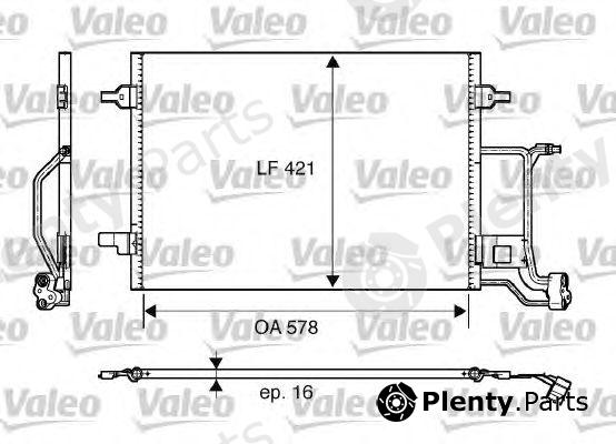 VALEO part 817997 Condenser, air conditioning