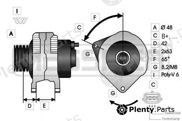  MESSMER part 210196 Alternator