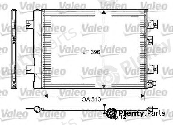  VALEO part 814077 Condenser, air conditioning