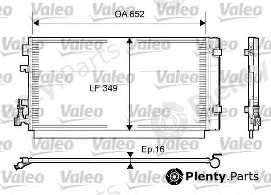  VALEO part 814094 Condenser, air conditioning
