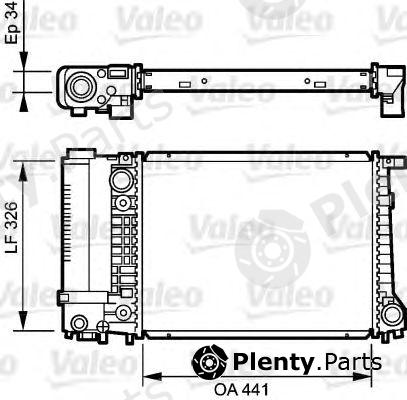  VALEO part 731520 Radiator, engine cooling