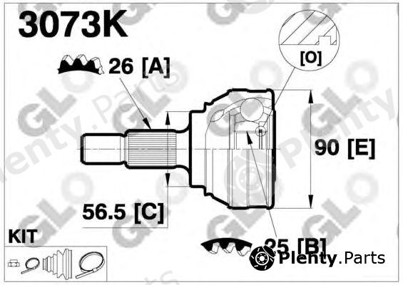  GLO part 3073K Joint Kit, drive shaft