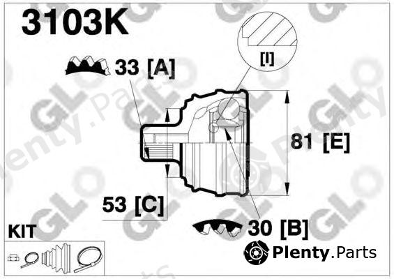  GLO part 3103K Joint Kit, drive shaft