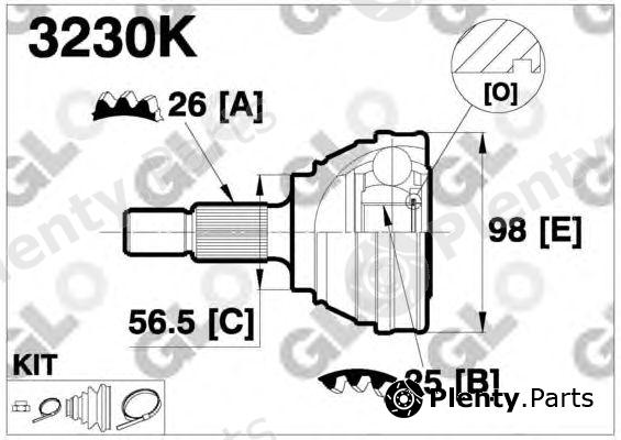  GLO part 3230K Joint Kit, drive shaft