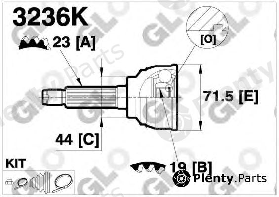 GLO part 3236K Joint Kit, drive shaft