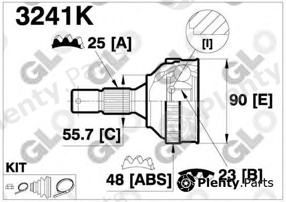  GLO part 3241K Joint Kit, drive shaft