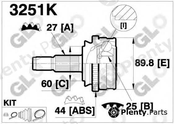  GLO part 3251K Joint Kit, drive shaft