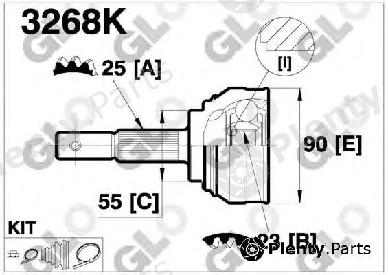  GLO part 3268K Joint Kit, drive shaft
