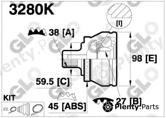  GLO part 3280K Joint Kit, drive shaft