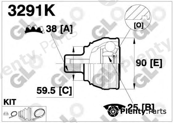  GLO part 3291K Joint Kit, drive shaft