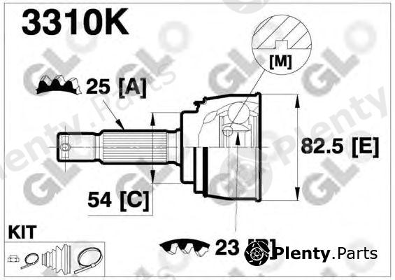  GLO part 3310K Joint Kit, drive shaft