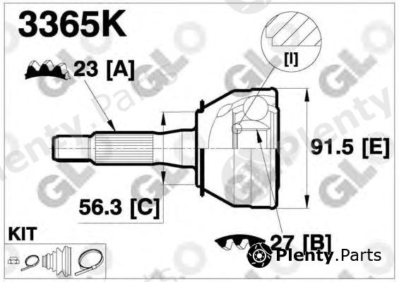  GLO part 3365K Joint Kit, drive shaft