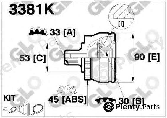  GLO part 3381K Joint Kit, drive shaft