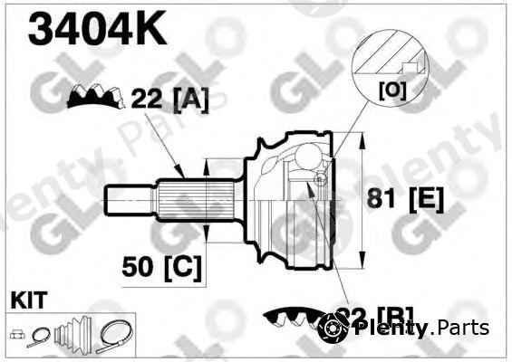  GLO part 3404K Joint Kit, drive shaft