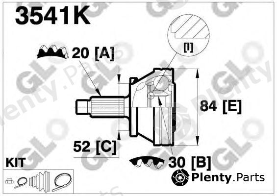  GLO part 3541K Joint Kit, drive shaft