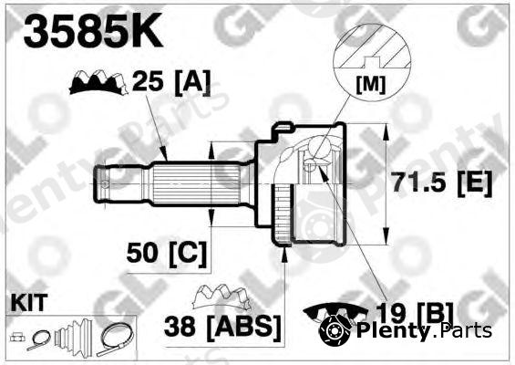  GLO part 3585K Joint Kit, drive shaft
