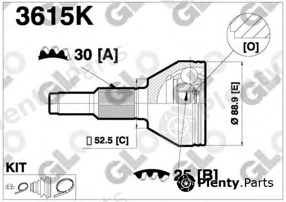  GLO part 3615K Joint Kit, drive shaft
