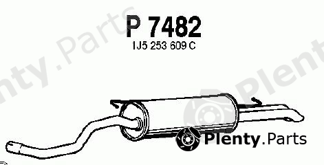  FENNO part P7482 End Silencer