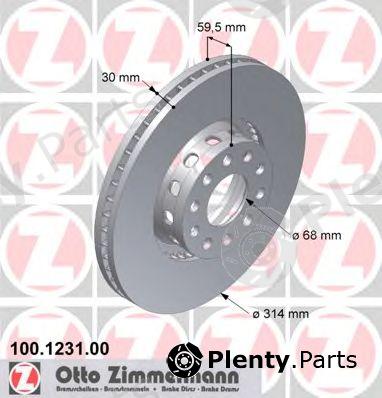  ZIMMERMANN part 100.1231.00 (100123100) Replacement part