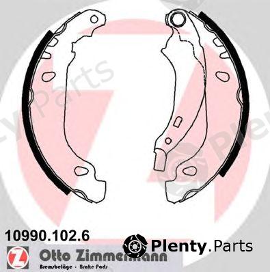  ZIMMERMANN part 10990.102.6 (109901026) Brake Shoe Set