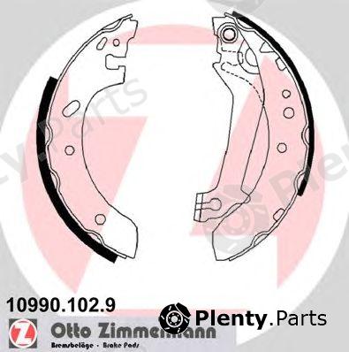  ZIMMERMANN part 10990.102.9 (109901029) Brake Shoe Set