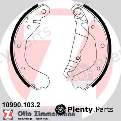  ZIMMERMANN part 10990.103.2 (109901032) Brake Shoe Set
