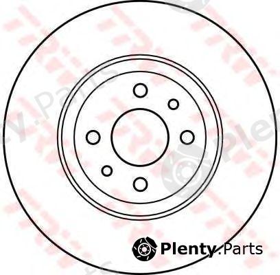  TRW part DF2566 Brake Disc