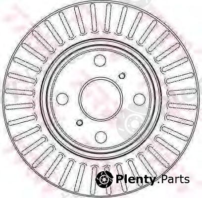  TRW part DF4058 Brake Disc