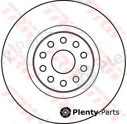  TRW part DF4059 Brake Disc