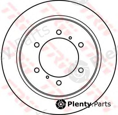  TRW part DF4075 Brake Disc