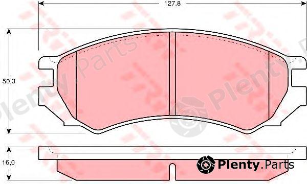  TRW part GDB1005 Brake Pad Set, disc brake