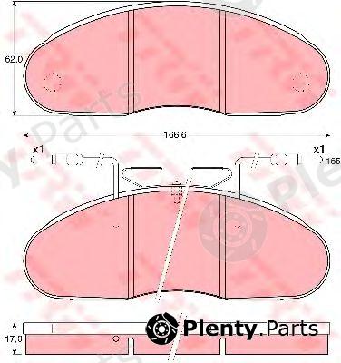  TRW part GDB1069 Brake Pad Set, disc brake