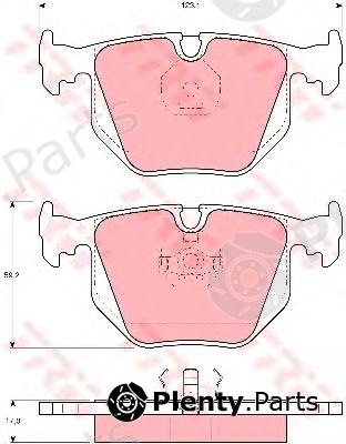  TRW part GDB1119 Brake Pad Set, disc brake