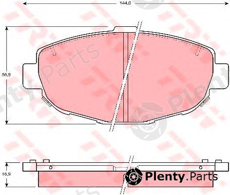  TRW part GDB1184 Brake Pad Set, disc brake