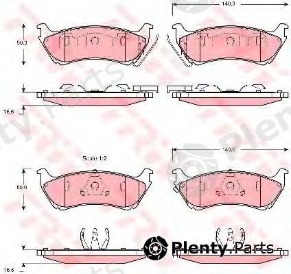 TRW part GDB1379 Brake Pad Set, disc brake
