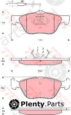  TRW part GDB1427 Brake Pad Set, disc brake
