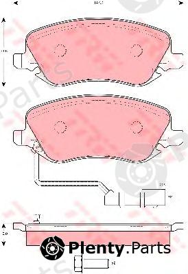  TRW part GDB1489 Brake Pad Set, disc brake