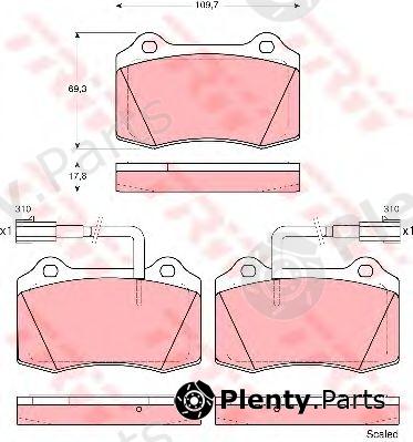  TRW part GDB1519 Brake Pad Set, disc brake